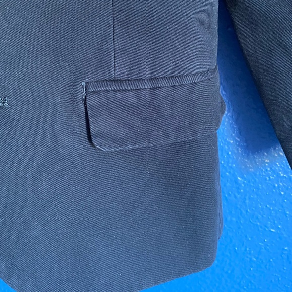 H&M Toodler Boys Casual Cotton Blazer. Button Up W/Polka Dot Lining. Navy 3-4YRS - Picture 7 of 12